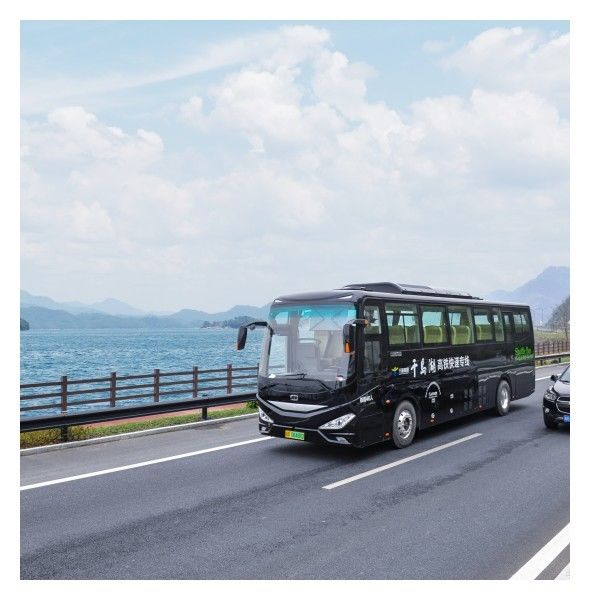 11m 46 asientos Autobús de autocar eléctrico Larga distancia de conducción Para el transporte público