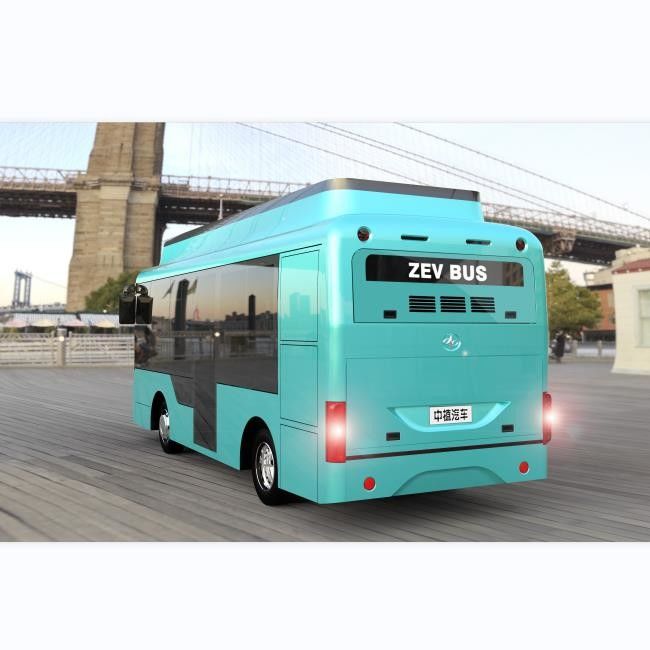 Autobús de transporte urbano eléctrico puro de 16 plazas 6.6 metros dirección izquierda con aire acondicionado