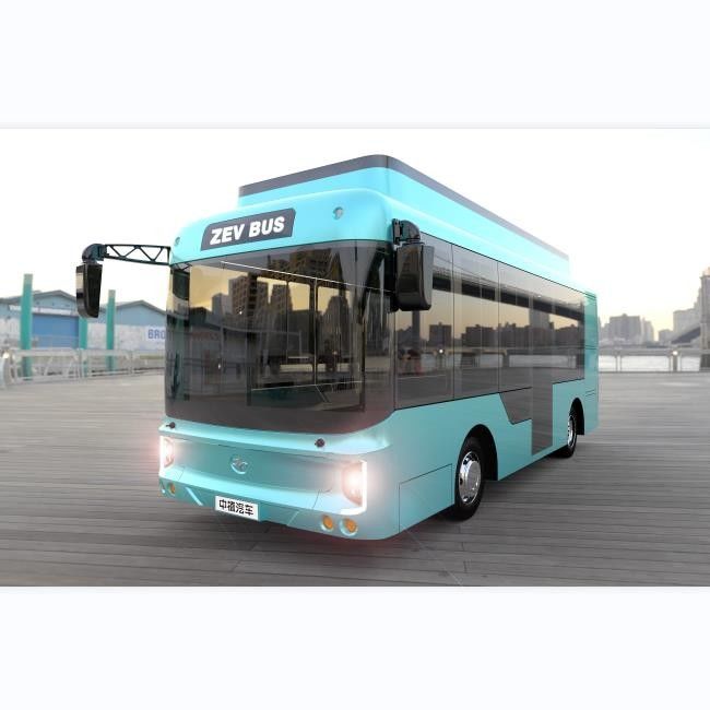 Autobús de transporte urbano eléctrico puro de 16 plazas 6.6 metros dirección izquierda con aire acondicionado