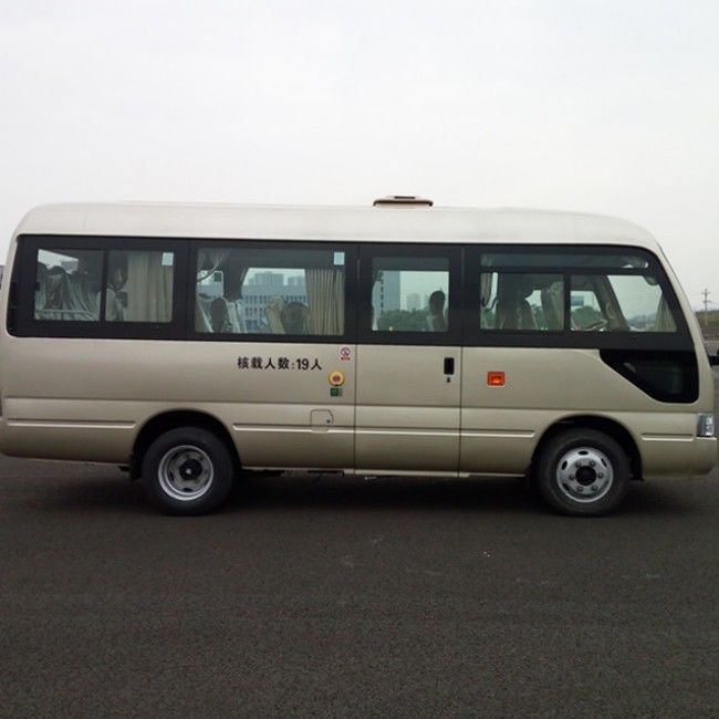 19 asientos Zev Bus 6m Minibus eléctrico LHD/RHD Velocidad máxima 100km/h Con AC.