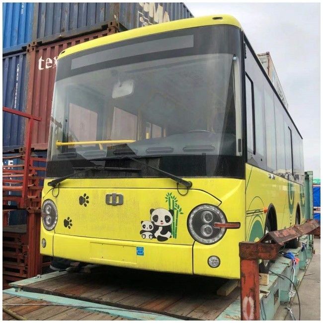 Autobús urbano diésel de 7,3 m con capacidad para 25 pasajeros, motor trasero y normas de emisión Euro 4