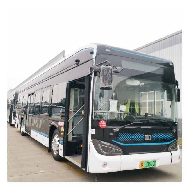 Autobús urbano eléctrico 12M de entrada baja Transporte público de cero emisiones Transporte público con 46 plazas.