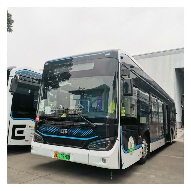 Autobús eléctrico puro de 12 M LHD Automático EV Autobús de inercia de 46 asientos con suspensión neumática