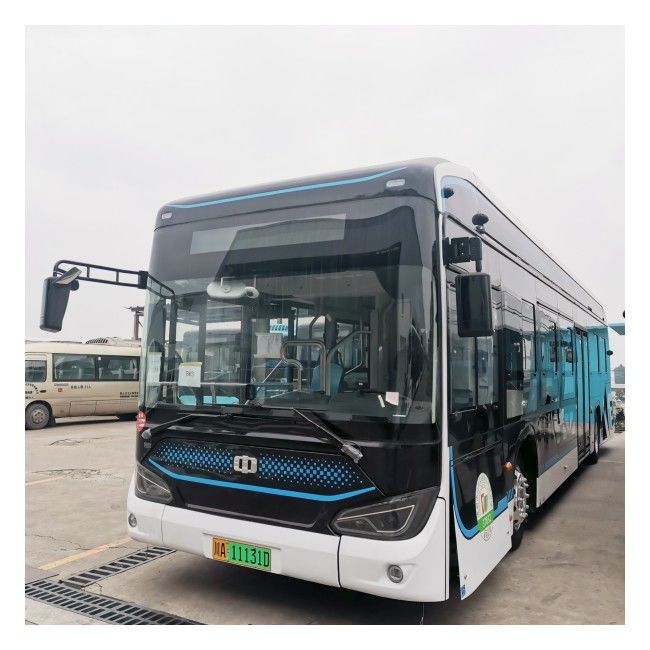Autobús urbano eléctrico 12M de entrada baja Transporte público de cero emisiones Transporte público con 46 plazas.