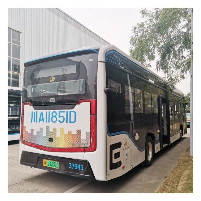 Autobús eléctrico bajo de la ciudad del E-autobús los 280-650km del piso de LHD el 12m con 46 asientos