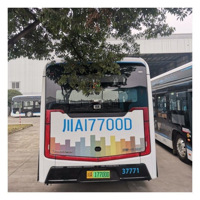 Autobús eléctrico puro de 12 metros Transporte urbano Autobús urbano 650Km Kilometraje Opcional 46 asientos