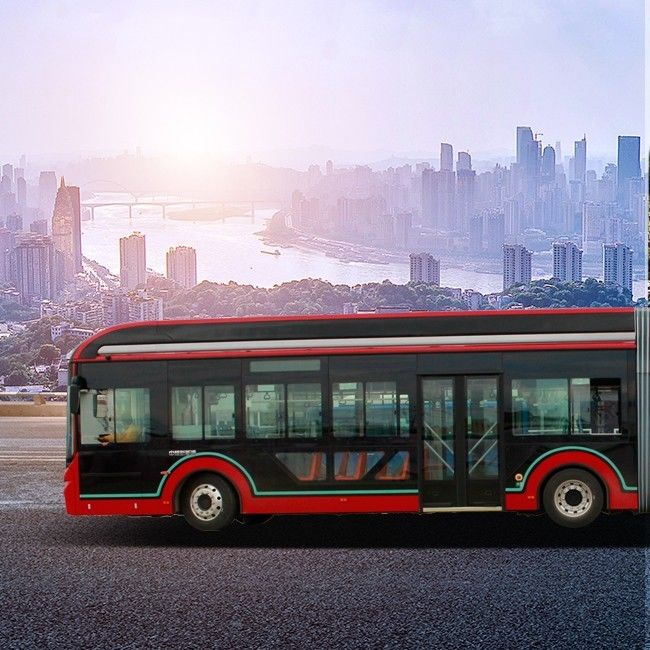 Los ABS cansan el bus turístico urbano el 18m de la ciudad de Zev Bus 45 Seat LiFePo4 New Energy