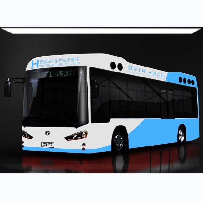 El viaje verde el 10.5m hidrógeno elec Fuel Cell de la ciudad de 27 asientos transporta la emisión de LHD 0