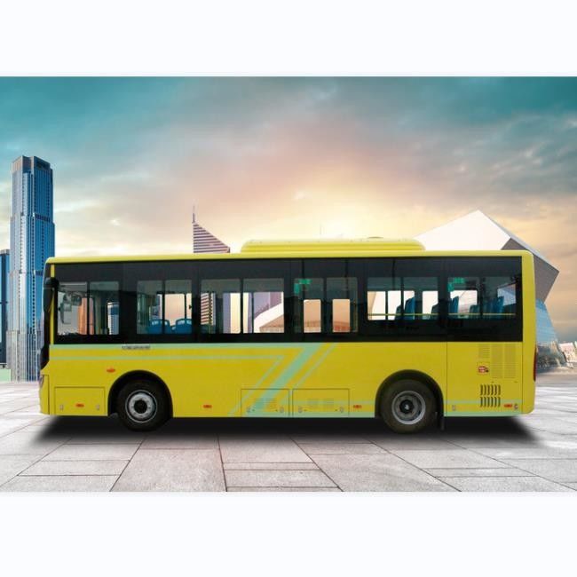 resorte plano del autobús de la ciudad de los asientos 13-27 de los 8m de los engranajes cortos diesel del manual 5