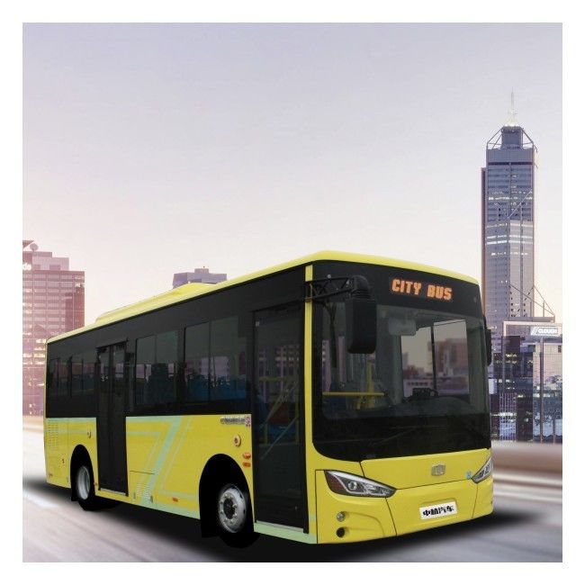 resorte plano del autobús de la ciudad de los asientos 13-27 de los 8m de los engranajes cortos diesel del manual 5