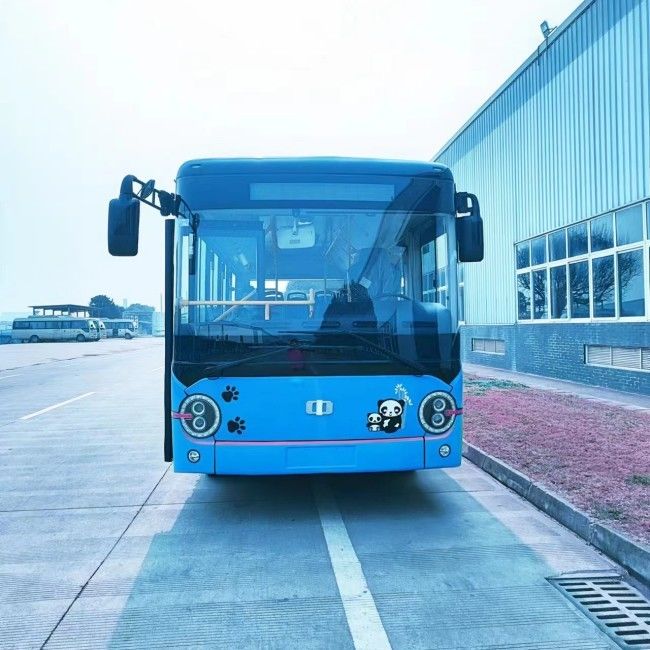 6.6m Minibus eléctrico Vehículo de carga de baterías LHD RHD 23 asientos para servicios de transporte