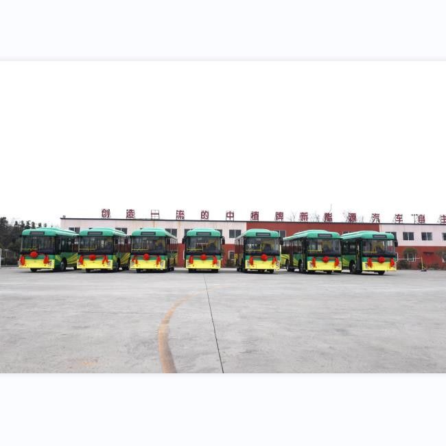 Autobús urbano diesel ZEV 7.7m con 25 asientos YC4D140-45 Motor y aire acondicionado