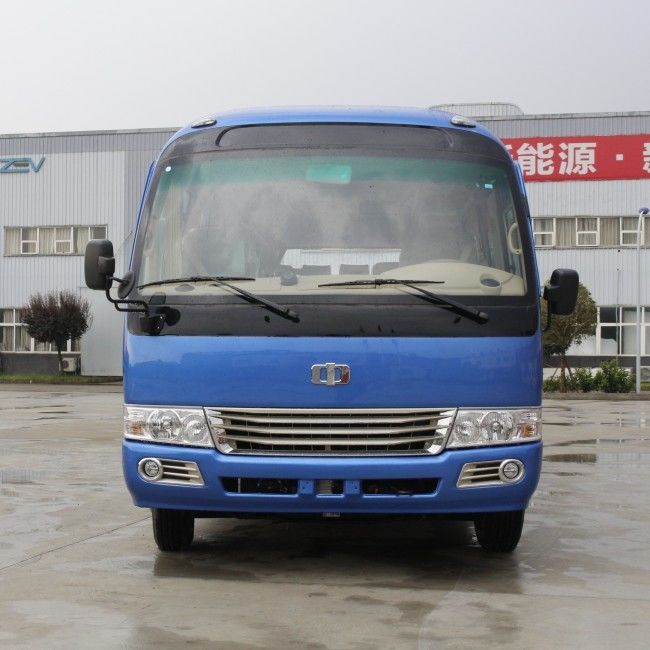 Autobús del práctico de costa de 25 Seater con el sistema del entretenimiento del DVD del motor diesel y los altos-detrás asientos