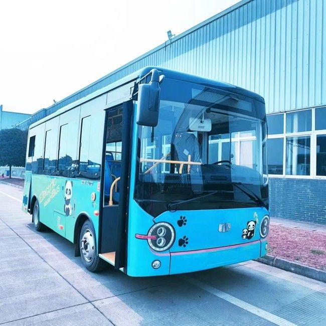 Batería de autobús eléctrico urbano personalizado LHD/RHD 21 asientos Minibus Kilometraje 200 - 270 km