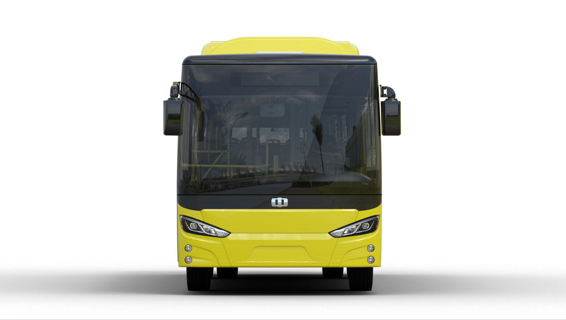 Poder de batería eléctrico de dos de las puertas los 8m de la batería urbana asientos de los autobuses LHD 29 198.4kwh