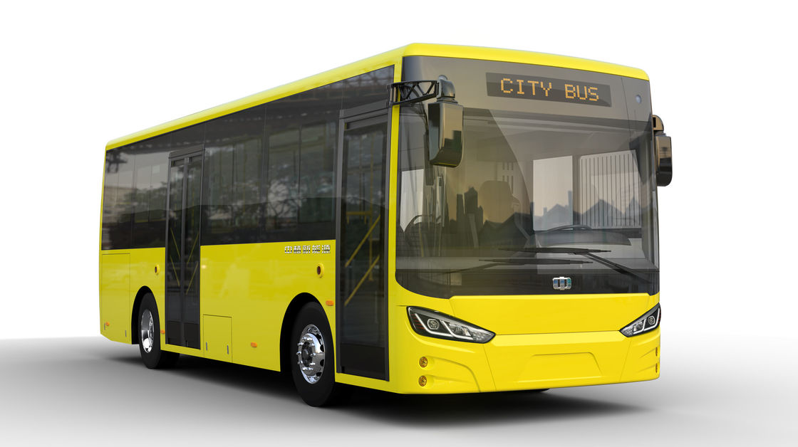 8.5m Autobuses eléctricos de batería Autobús urbano LHD/RHD Para el sistema de transporte público 193.54kwh con CA