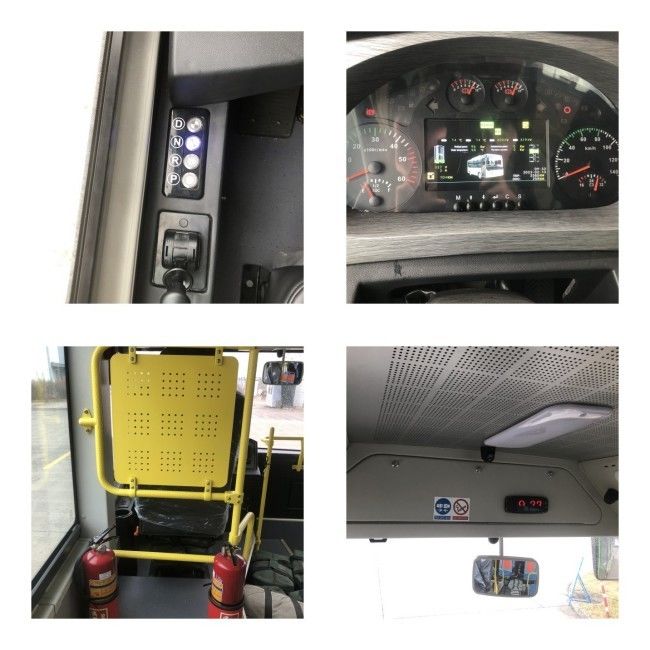 Autobús eléctrico de 16 asientos de 6 metros con un alcance de 270 km para el transporte interurbano