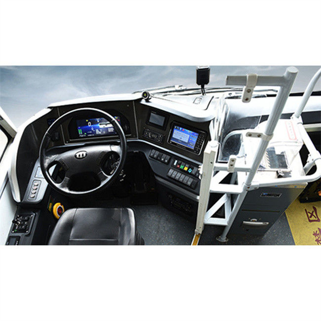 8Autobús urbano eléctrico puro de 30 asientos con dirección izquierda y aire acondicionado.