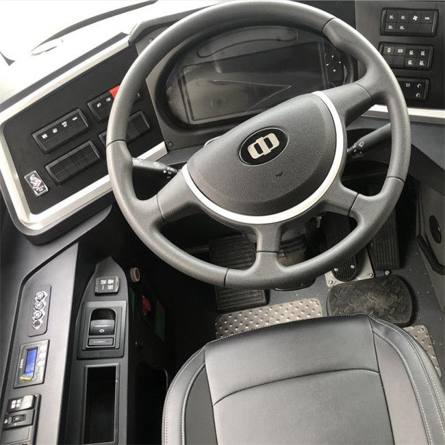 Autobús de pasajeros de lujo de 36 plazas LHD Electric con 12 m de distancia entre ruedas y 6200 mm para viajes cómodos en la ciudad