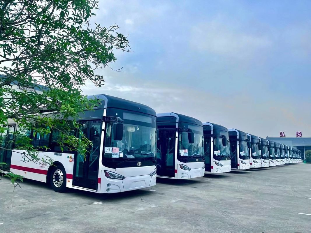 Autobús eléctrico puro con batería de iones de litio 255kwh