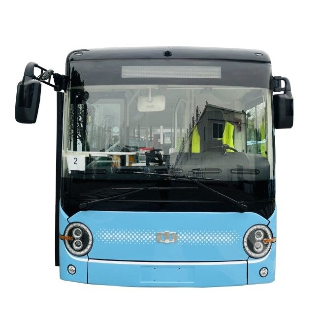 Minibuses eléctricos 6.6m de cero emisiones Minibus Ebus de dos pasos y transmisión automática