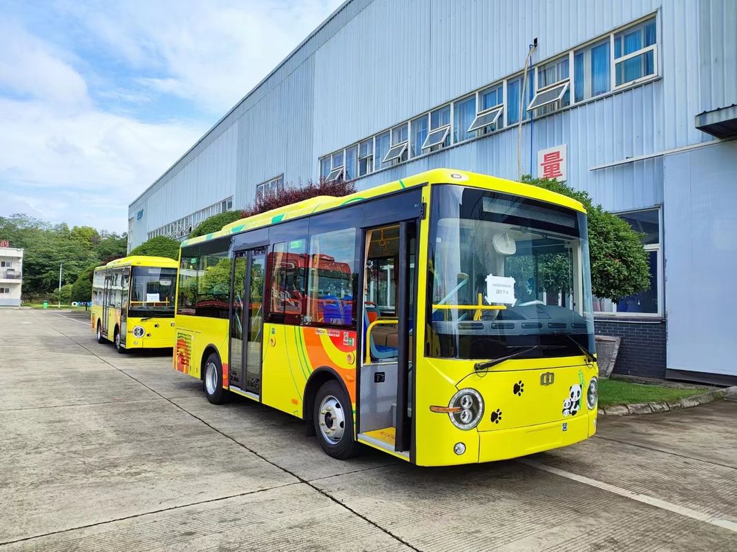 6.6m 24 plazas Autobuses Eléctricos de Batería con Transmisión Automática para Transporte Urbano