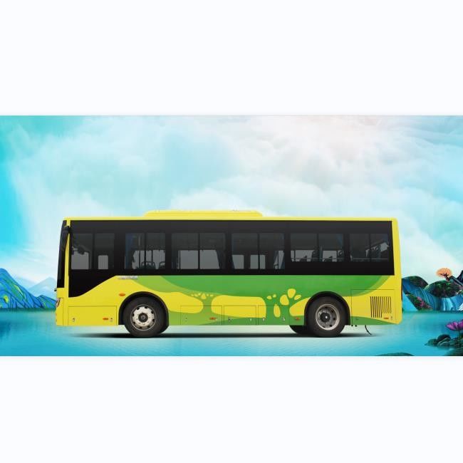 Autobuses Zev de 8 metros y 28 asientos con batería Autobuses de piso bajo Autobuses de transporte urbano.