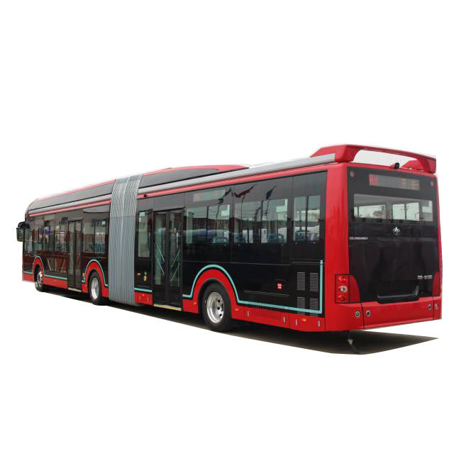 Autobús urbano eléctrico de 18 metros y 50 asientos BRT para transporte urbano.