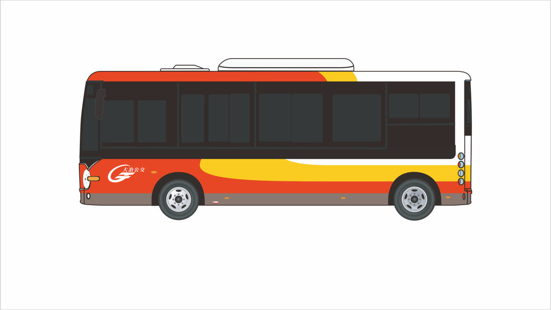 Solución de transporte público urbano Autobús urbano eléctrico de 10,5 m con 30 plazas y batería de 268 kWh