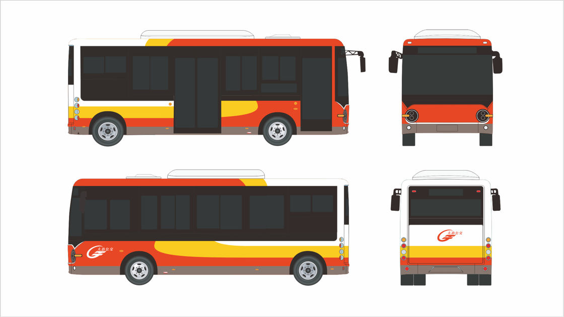 Solución de transporte público urbano Autobús urbano eléctrico de 10,5 m con 30 plazas y batería de 268 kWh
