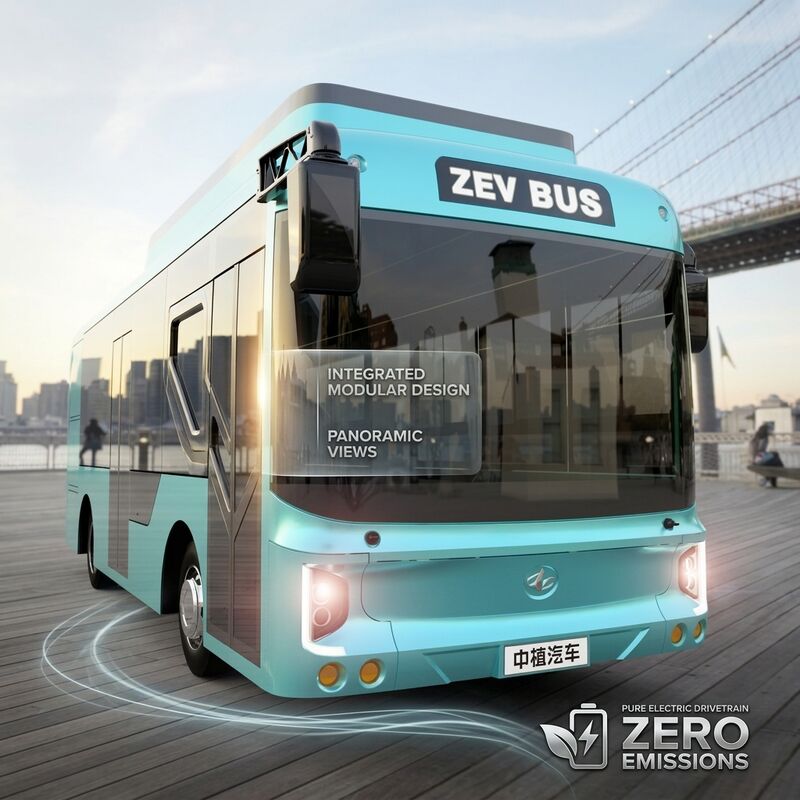 6.6m Minibus eléctrico EV Bus con transmisión automática y capacidad de 23 plazas