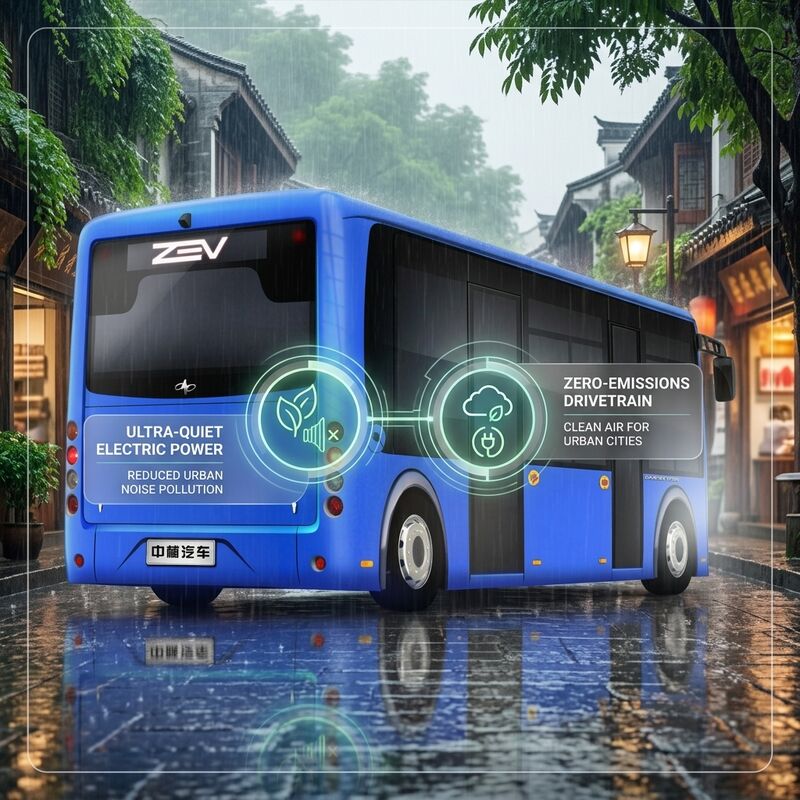 6.6m Autobuses eléctricos puros Mini Bus de la ciudad Autobuses cero para el transporte público 16 asientos