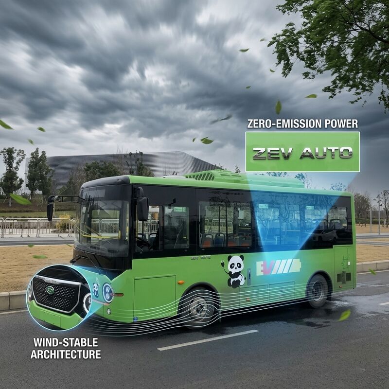 El E-autobús eléctrico puro del autobús de LHD los 6.6m con el piso cubre la carga de destello