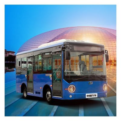 Autobús urbano eléctrico puro de 6 m con capacidad para 16 pasajeros, certificación estándar de la UE y gran autonomía