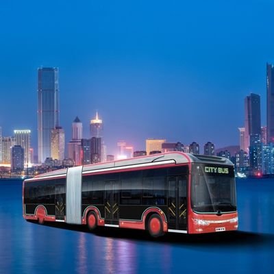 autobús eléctrico interno de la ciudad 200kw/Rpm del 18m con el fuego Distinguisher