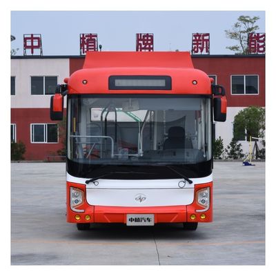 10.5M Autobús eléctrico puro con batería de entrada baja capacidad 268kwh con larga distancia