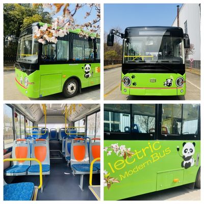 Consumo de energía baja del autobús de Mini Electric City Bus Urban los 0.35kwh/km