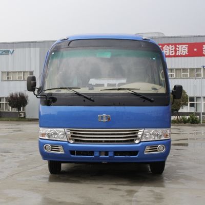 Autobús del práctico de costa de 25 Seater con el sistema del entretenimiento del DVD del motor diesel y los altos-detrás asientos