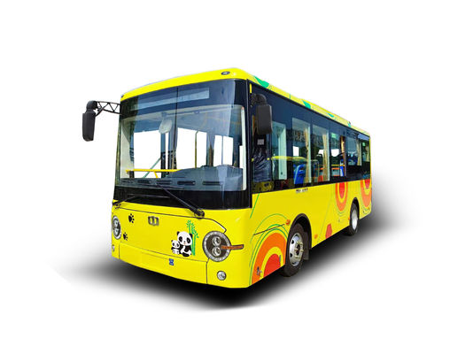 Autobuses eléctricos de batería 6.6m 24 asientos Dos pasos Transmisión automática
