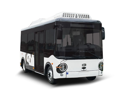 5.9m Minibuses electrónicos de entrada baja autobús urbano eléctrico de 14 plazas para el transporte urbano.