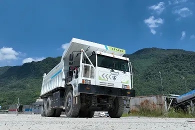 Camión minero eléctrico de 95 toneladas 528kWh Cero emisiones