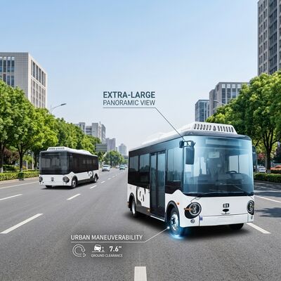 5.9m 14 asientos minibuses eléctricos EV autobús comercial de la ciudad autobús nueva energía furgoneta