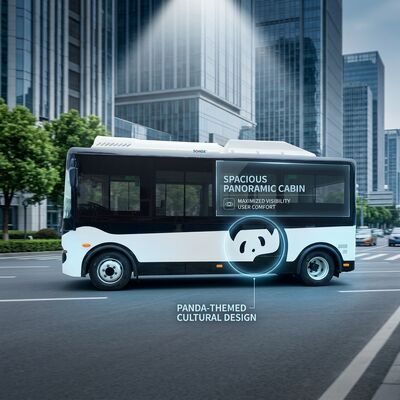 5.9m Minibuses eléctricos Furgoneta eléctrica de 14 asientos Autobús de pasajeros para transporte público.