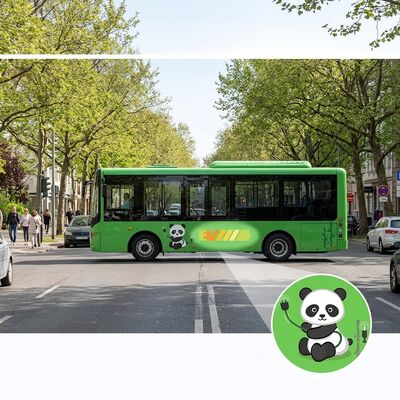 Minibuses eléctricos de 6 metros autobús de transporte público de 14 plazas con aire acondicionado.