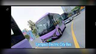 Solución de transporte urbano de minibús eléctrico de 5,4 m